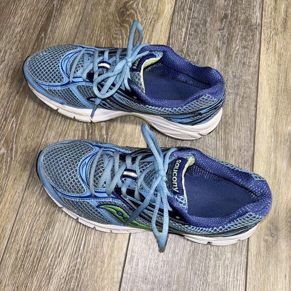 Saucony Cohesion 8 Womens US Size 9.5 Athletic Running Sneaker Shoes Blue Green - Picture 7 of 12